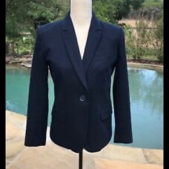 J. Crew Factory Cotton Suiting Blazer - Picture 1 of 3